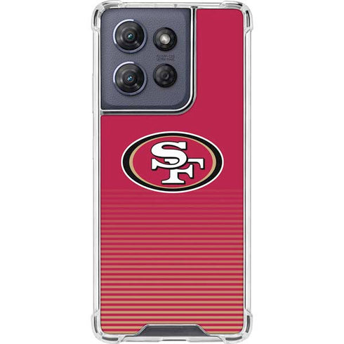 NFL San Francisco 49ers Breakaway Moto G Power 5G (2025) Clear Case
